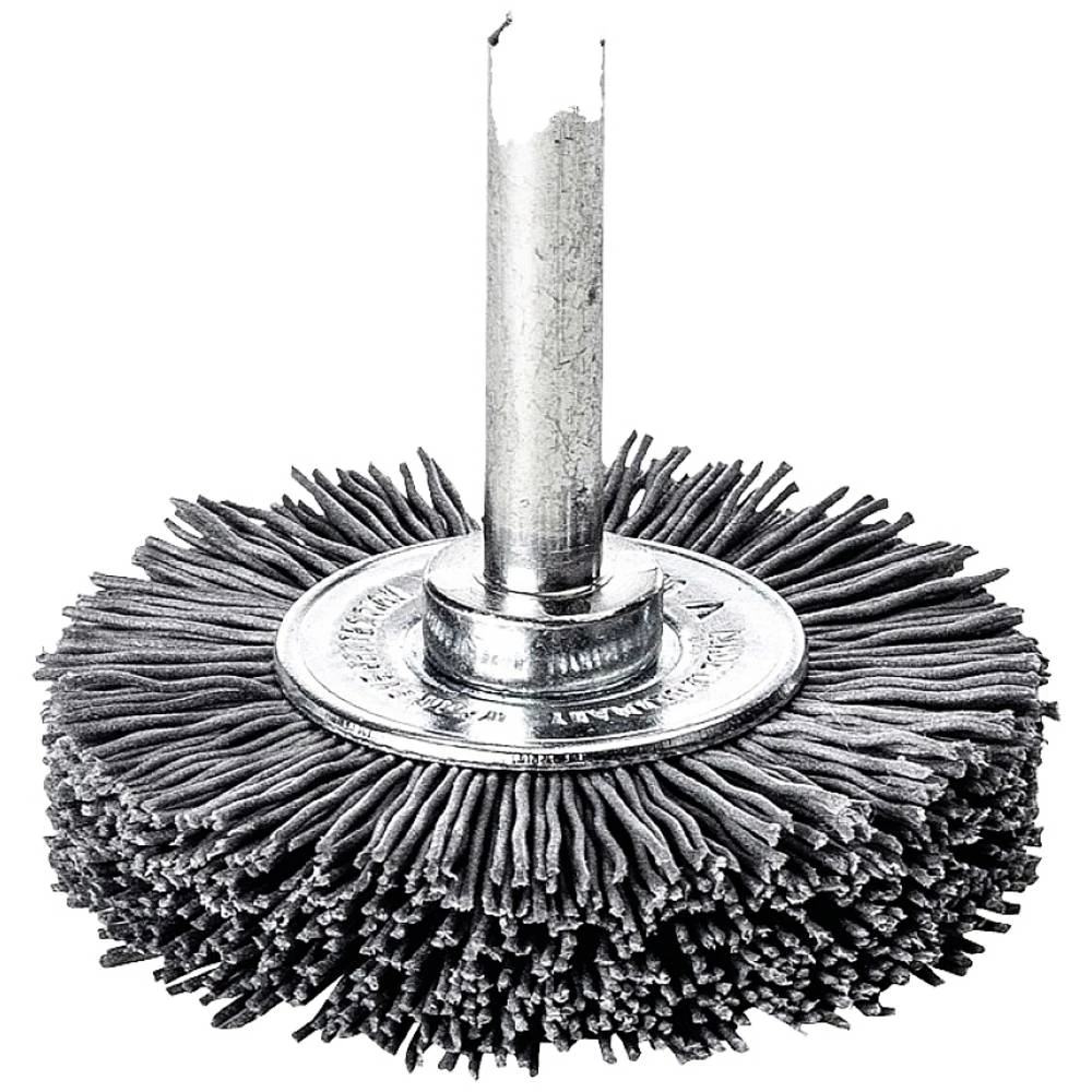 Lessmann Okrugla četka D.50mm osovina 6mm SiC čekinje za brušenje K.320 10mm 15000min  415872 1 St. slika