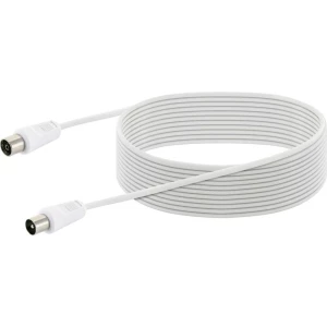 Schwaiger antene, SAT priključni kabel [1x #####IEC-Stecker - 1x #####IEC-Buchse] 10 m   bijela slika