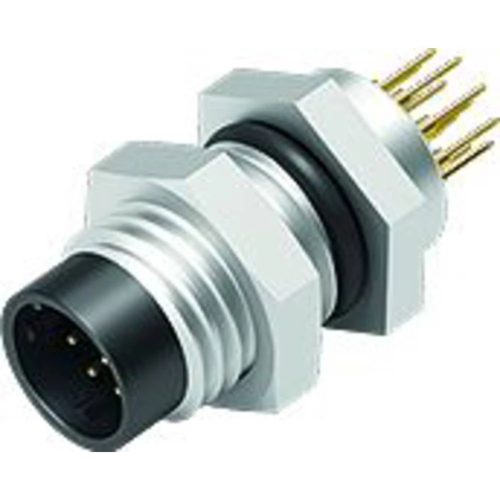 binder 86 6119 1100 00012-20 utični konektor za senzor/aktivator, nekonfekcionirani muški konektor za prirubnicu Broj po slika