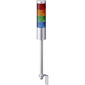 Signalni toranj LED Patlite LR6-402LJNU-RYGB 4-bojno, Crvena, Žuta, Zelena, Plava boja 4-bojno, Crvena, Žuta, Zelena, Plava boja slika
