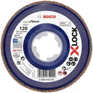 Bosch Accessories 2608619814 X551 lepezasta brusna ploča promjer 115 mm Promjer bušotine 22.23 mm  1 St. slika