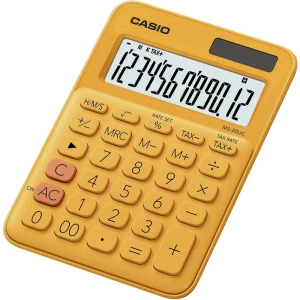 Casio MS-20UC-RG stolni kalkulator narančasta Zaslon (broj mjesta): 12 solarno napajanje, baterijski pogon (Š x V x D) 105 x 23 x 149.5 mm slika