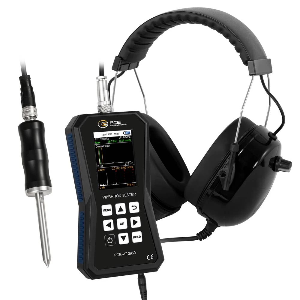 PCE Instruments PCE-VT 3950S uređaj za mjerenje vibracija ±2 % slika