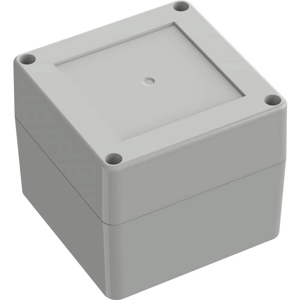 TRU COMPONENTS 6U07090908017 TC-13865080 industrijsko kućište 90 x 90 x 75 ABS svijetlosiva 1 kom. slika