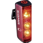 Stražnje svjetlo za bicikl Sigma Blaze LED pogon na punjivu bateriju Crvena, Crna