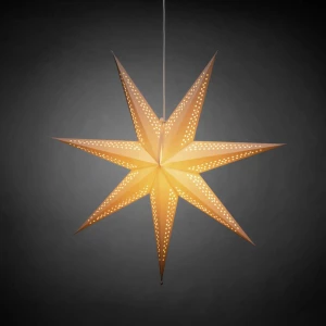 Konstsmide 5931-310 božićna zvijezda zvijezda siva s prekidačem slika