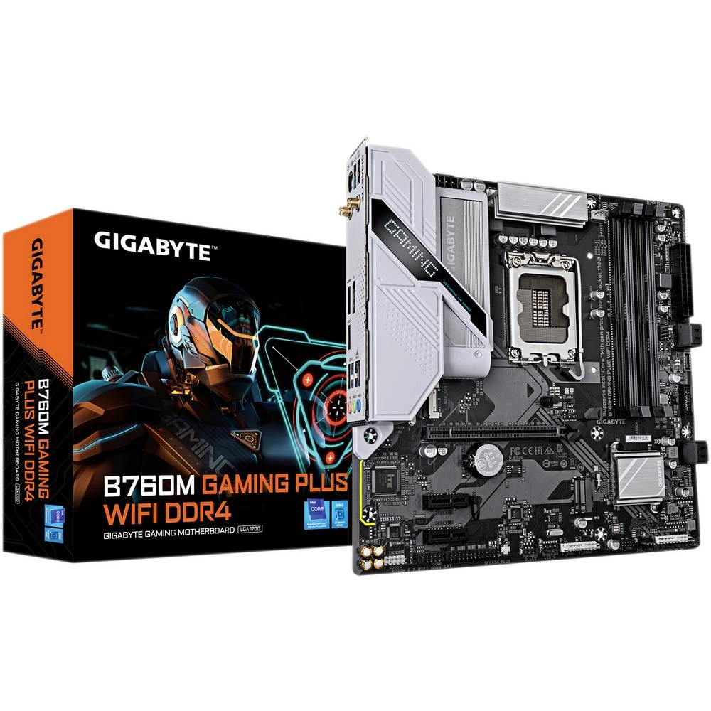 Gigabyte B760M G P WIFI DDR4 matična ploča Baza Intel® 1700 Faktor oblika (detalji) Micro-ATX Set čipova matične ploče I slika