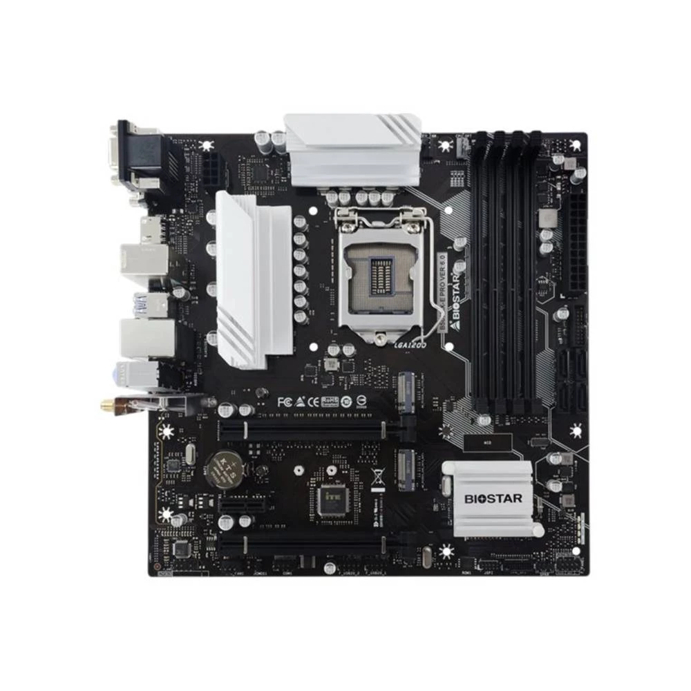 Biostar B560MX-E PRO, Intel, LGA 1200, Intel® Celeron®, Intel® Core™ i3, Intel® Core™ i5, Intel® Core™ i7, Intel® Core™ i9, Intel® Pentium®, DDR4-SDRAM, 128 GB, DIMM BioStar B560MX-E PRO matična pl... slika