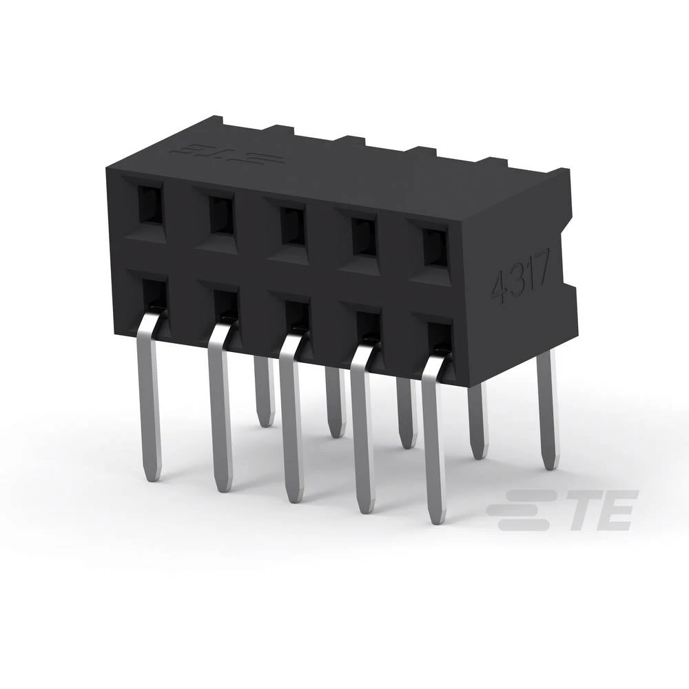 TE Connectivity ugradna standardna letva sa ženskim kontaktima 1-2314924-4 1 St. Tape on Full reel slika