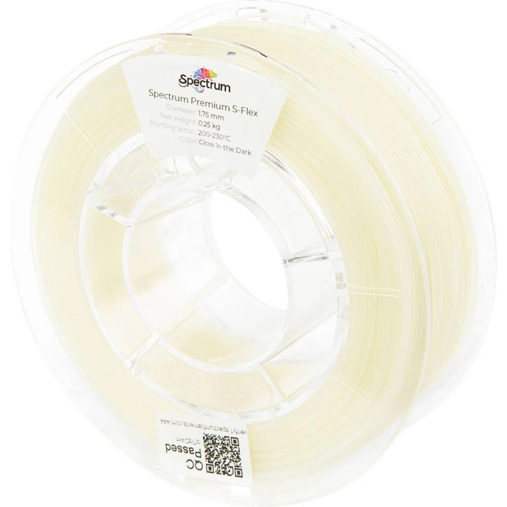 Spectrum Filaments 80529 S-Flex 98A Glow in the Dark 3D pisač filament fleksibilni filament fleksibilan, kemijski otpora slika