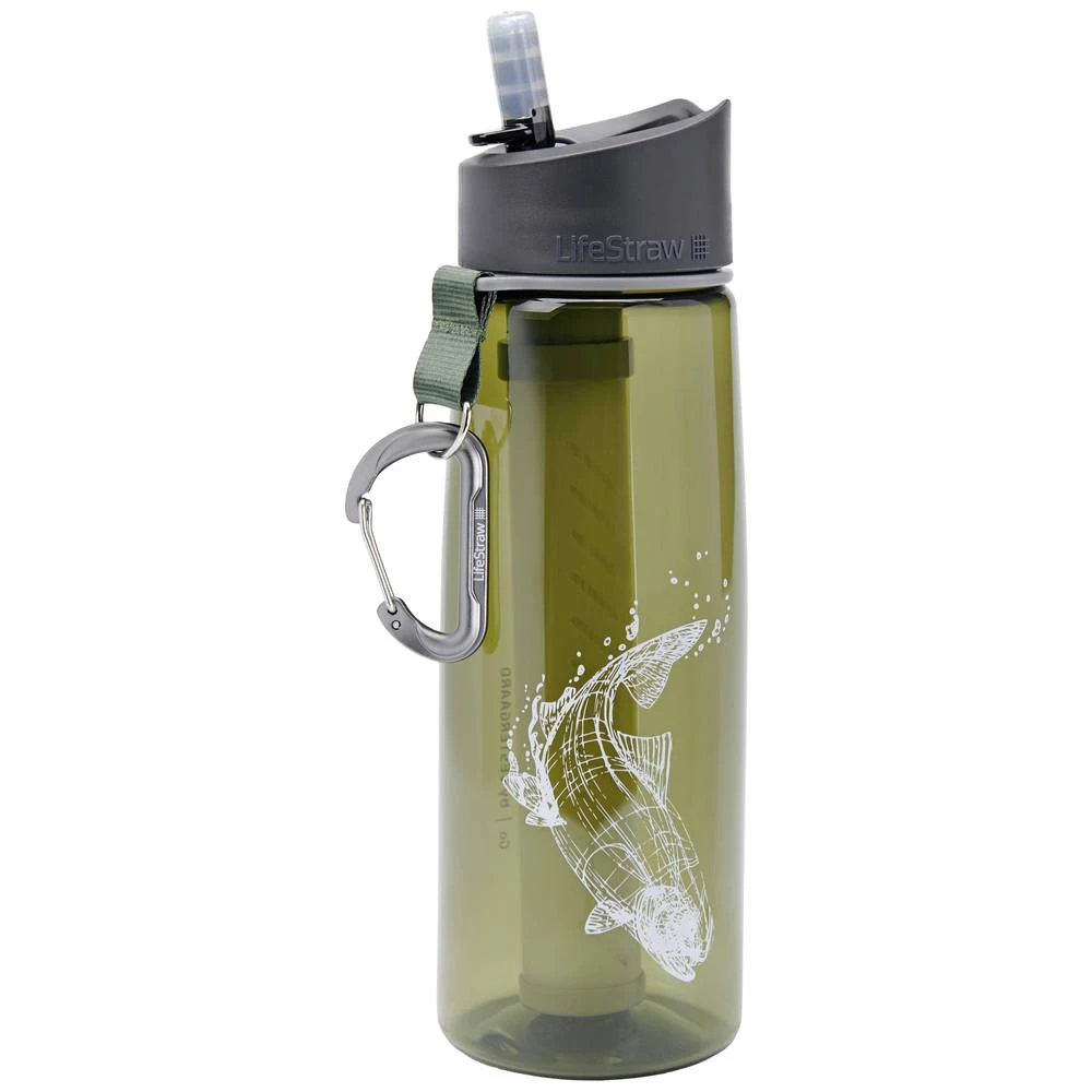 LifeStraw boca za piće 0.7 l plastika 006-6002138 2-Stage fish dark green slika