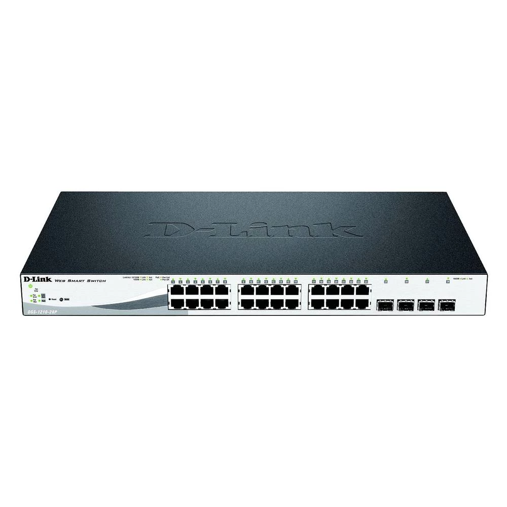 D-Link  DGS-1210-28P/E  DGS-1210-28P/E  mrežni preklopnik RJ45/sfp  24 + 4 ulaza  56 GBit/s  PoE funkcija slika