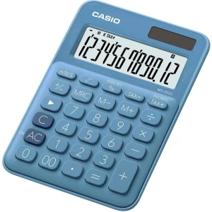 Casio MS-20UC-BU stolni kalkulator plava boja  solarno napajanje, baterijski pogon (Š x V x D) 105 x 23 x 149.5 mm slika