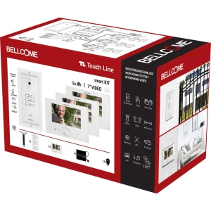 Bellcome VKM.P3F3.T7S4.BLW04 video portafon za vrata žičani kompletan set 20-dijelni bijela slika