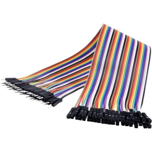 Renkforce JKMF403 jumper kabel Arduino, Banana Pi, Raspberry Pi [40x žičani most muški kontakt - 40x žičani most ženski slika