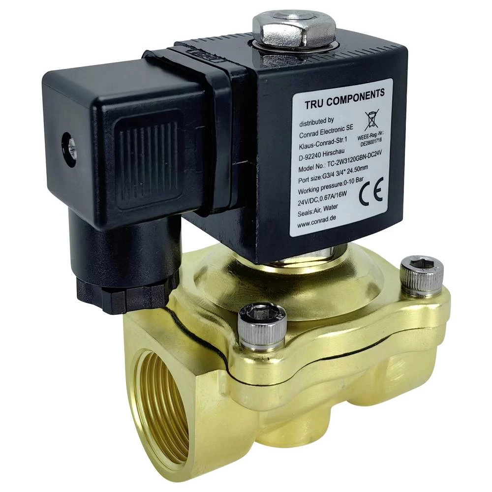 TRU COMPONENTS servo upravljani ventil TC-14211676 TC-2W3120GBN-DC24V 24 V/DC G 3/4 Nazivna širina 20 mm 1 kom. slika