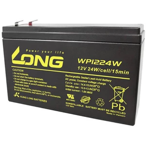 Long WP1224W WP1224W olovni akumulator 12 V 6 Ah olovno-koprenasti (Š x V x D) 151 x 101 x 51 mm plosnati priključak 6.3 slika