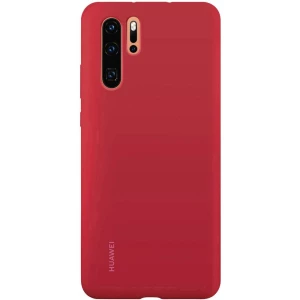 HUAWEI Silicone Case Stražnji poklopac za mobilni telefon Pogodno za: Huawei P30 Pro Crvena slika