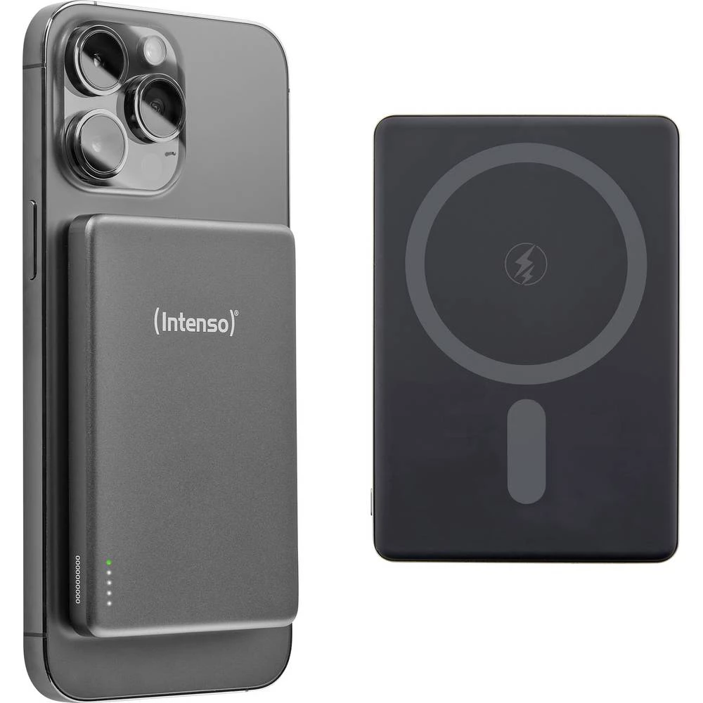 Intenso Intenso Power Bank MW5000 grey powerbank (rezervna baterija) 5000 mAh Power Delivery LiPo USB-C® siva slika
