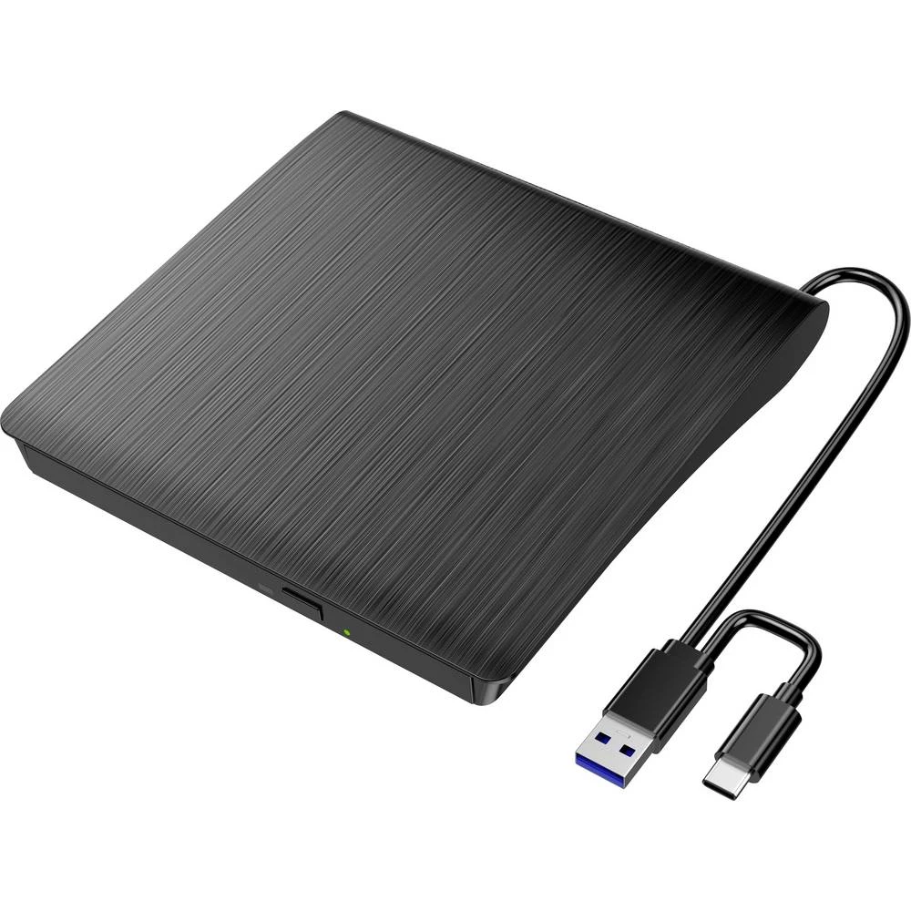 Xlyne DVD vanjski snimač USB a, USB-C®, USB 2.0 crna slika