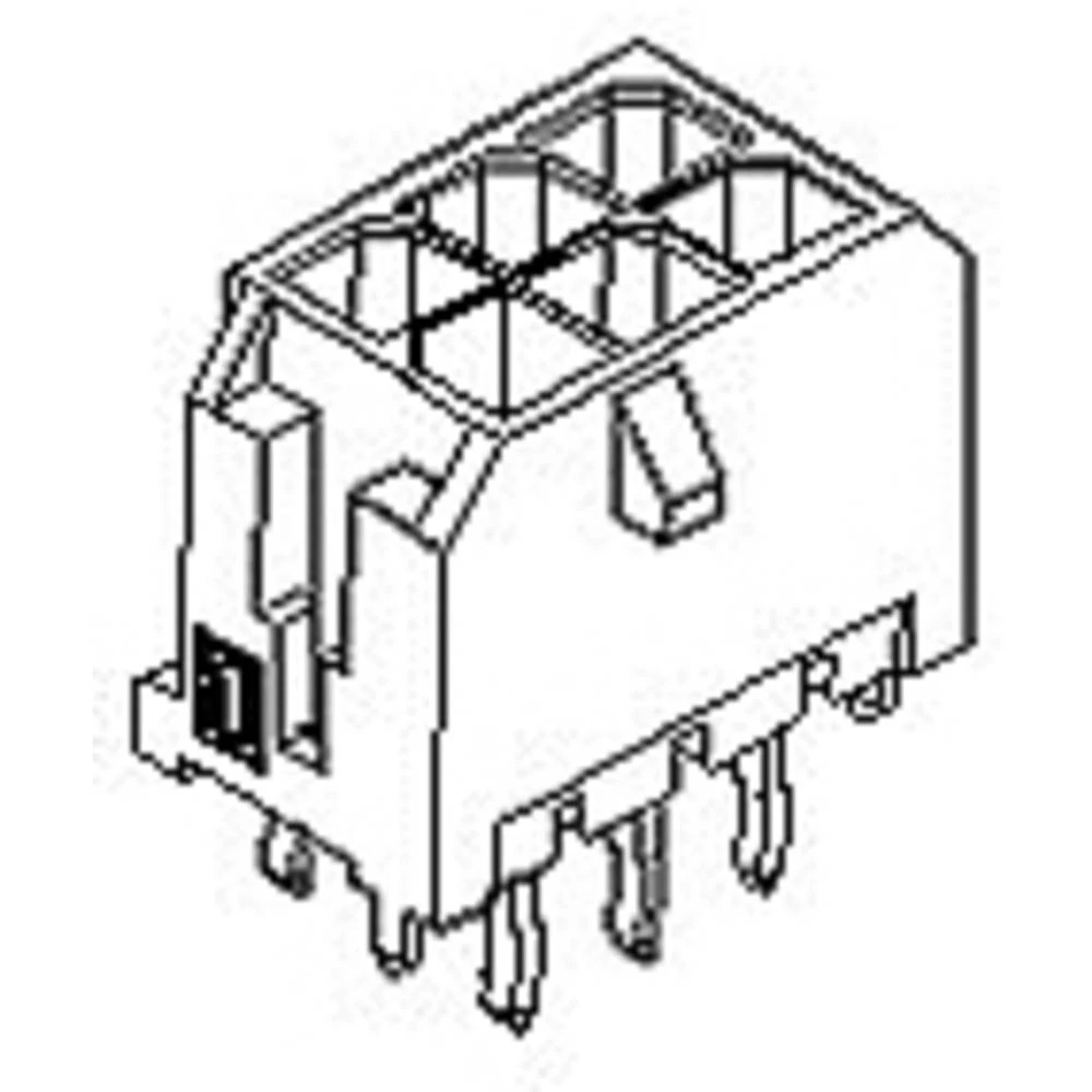 Molex kućište utiča za tiskanu pločicu    440670201 1 St. slika