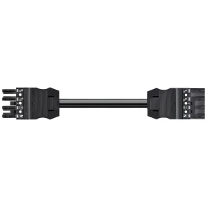WAGO 771-9994/006-501 mrežni priključni kabel mrežni konektor - mrežni adapter Ukupan broj polova: 4 crna 5 m 1 St. slika