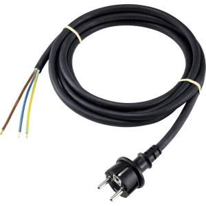Basetech XR-1638088 struja priključni kabel crna boja 3.00 m slika