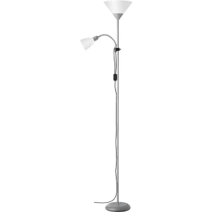 Podna svjetiljka LED E27 60 W Brilliant Spari Srebrna, Bijela slika