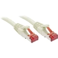 LINDY 47706 RJ45 mrežni kabel, Patch kabel cat 6 S/FTP 5.00 m siva sa zaštitom za nosić 1 St. slika