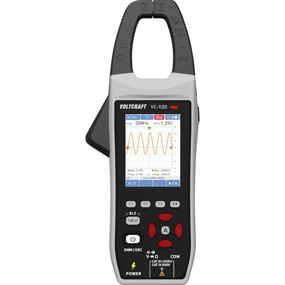 VOLTCRAFT VC-1120 strujne stezaljke digitalni CAT III 1000 V Zaslon (brojevi): 20000 slika