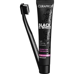 CURAPROX Black Is White Set 73320633 sredstvo za čišćenje zubi, pasta za zube   crna slika