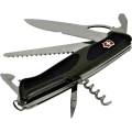 Švicarski džepni nož Broj funkcija 12 Victorinox RangerGrip 179 0.9563.MWC4 Maslinasta, Crna slika