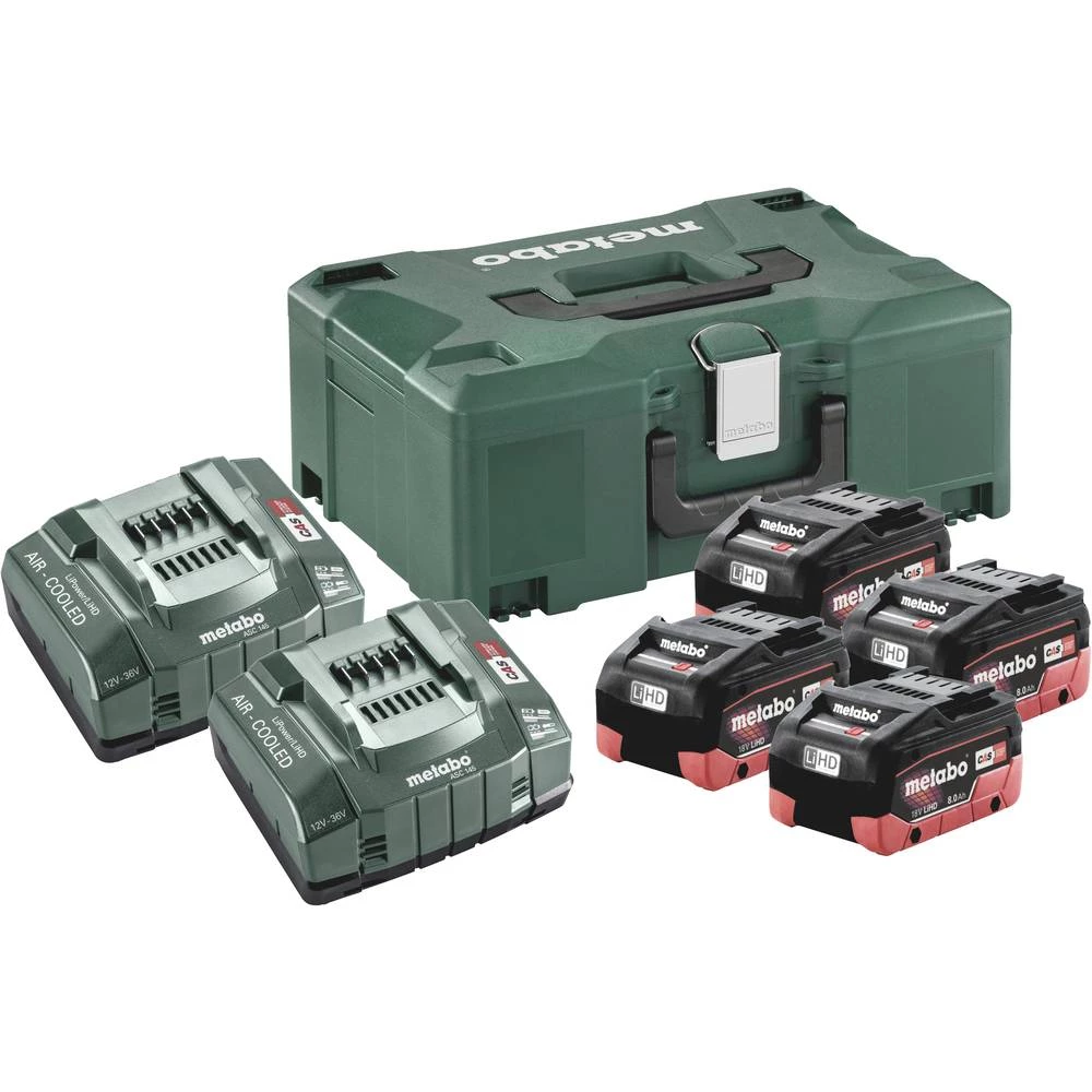 Metabo Basic Set 4 x LiHD 8.0 Ah + ASC 145 Duo 685135000 slika