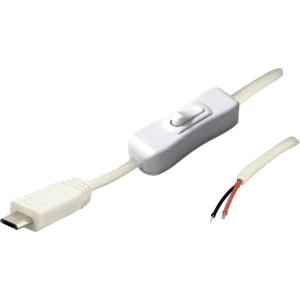 USB priključni kabel s prekidačem Ravni muški konektor Zauzet je 2 pina TRU COMPONENTS Sadržaj: 1 ST slika
