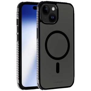 Vivanco MSECVVIPH15BK stražnji poklopac za mobilni telefon Apple iPhone 15 crna, prozirna slika