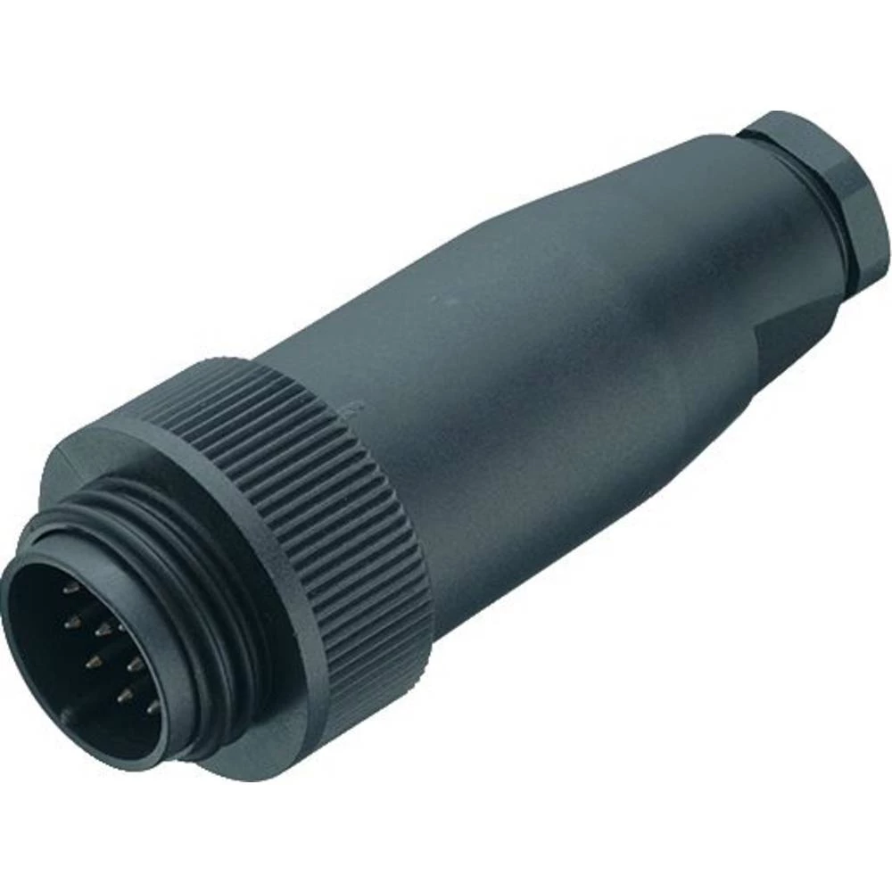 binder 99 0709 02 05-20 priključak za kabel ravni muški konektor Ukupan broj polova: 5 + PE Serija (Okrugli utični konek slika