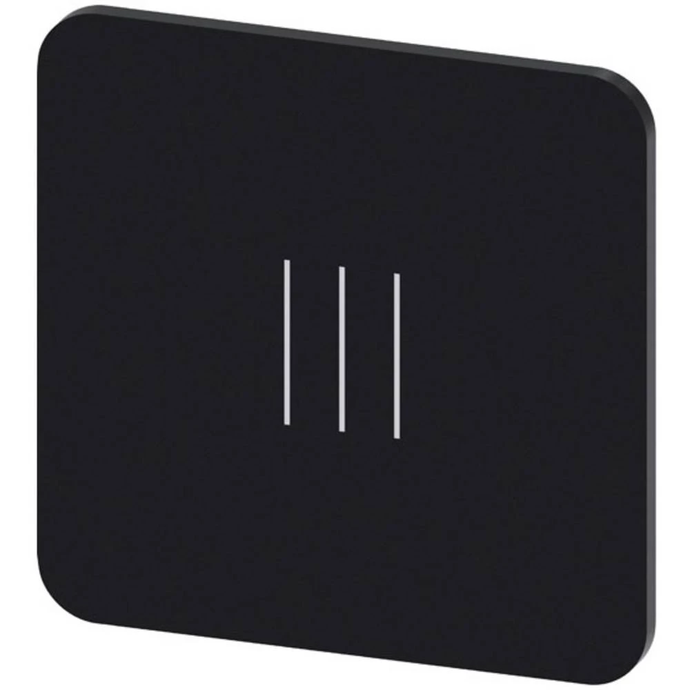 Siemens 3SU1900-0AF16-0QD0 ploča za natpise kvadratan (Š x V) 22 mm x 22 mm III crna, bijela 10 St. slika