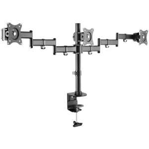 3-struki Stolni nosač za monitor 33,0 cm (13") - 68,6 cm (27") Nagibni i okretni LogiLink BP0050 slika