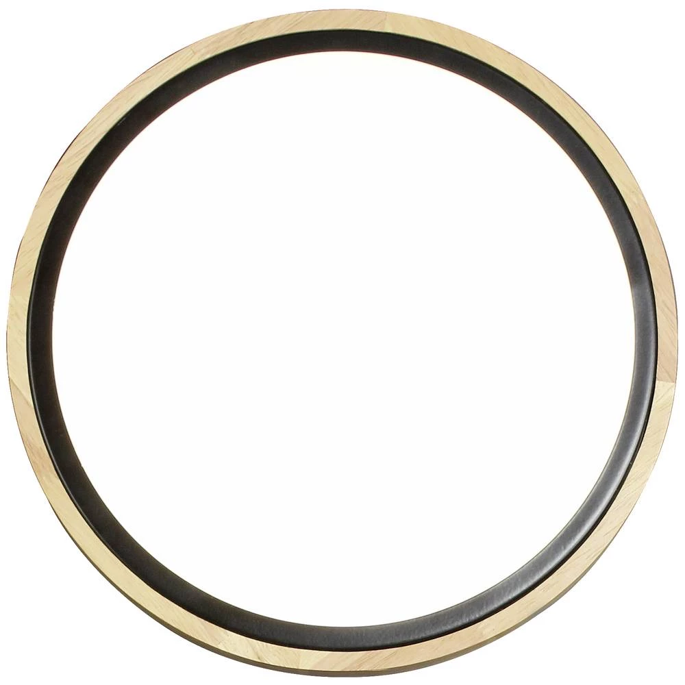 ECO-Light 9070 L WO SOLSTAR LED stropna svjetiljka LED  Energetska učinkovitost 2021: F (A - G) 24 W drvo, crna, vinsko-crvena slika