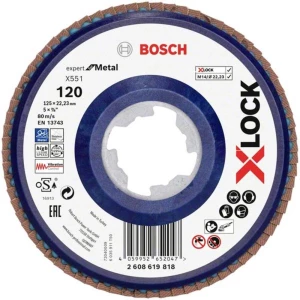 Bosch Accessories 2608619818 X551 lepezasta brusna ploča promjer 125 mm Promjer bušotine 22.23 mm  1 St. slika