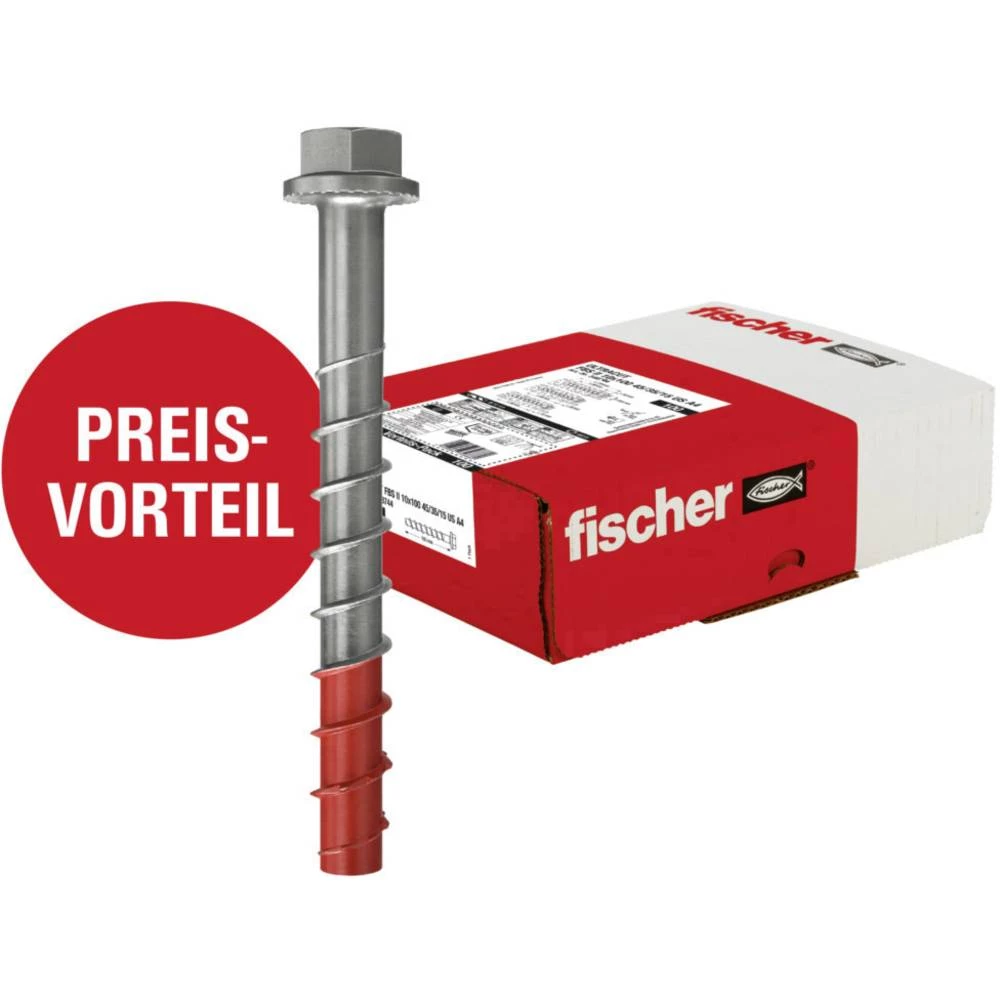 Concrete screw 100 ST Fischer ULTRACUT FBS II 10x100 A4 548744 slika