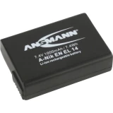 Kamera-akumulator Ansmann Zamjenjuje originalnu akU. bateriju EN-EL14 7.4 V 1000 mAh A-Nik ENEL 14