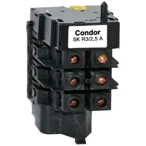 Condor Tlačni nadstrujni relej 1,60-2,50A 3-polni SK R3/2,5 preopteretni relej   Condor SK R3/2,5  1 St. slika