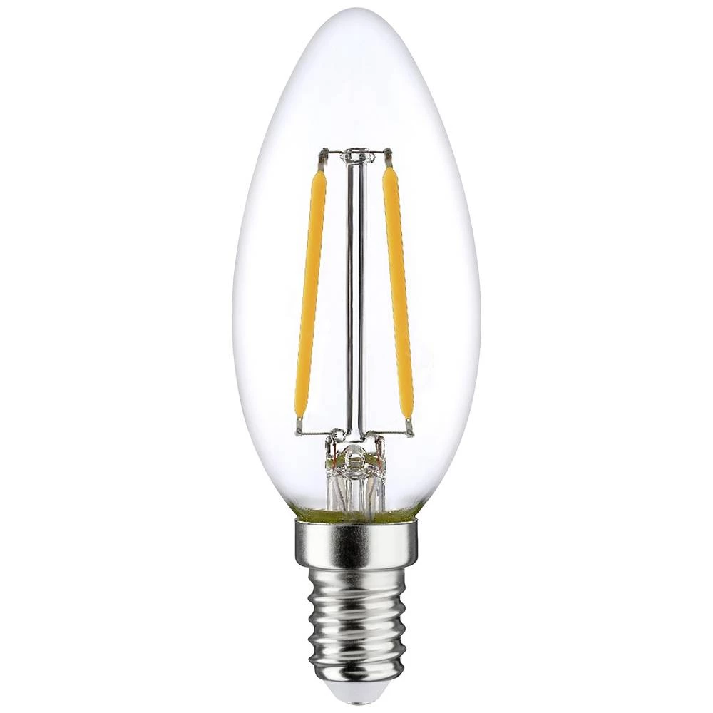 LightMe LM85263 LED Energetska učinkovitost 2021 G (A - G) E14 oblik svijeće 3 W = 25 W toplo bijela (Ø x V) 35 mm x 97 mm  1 St. slika