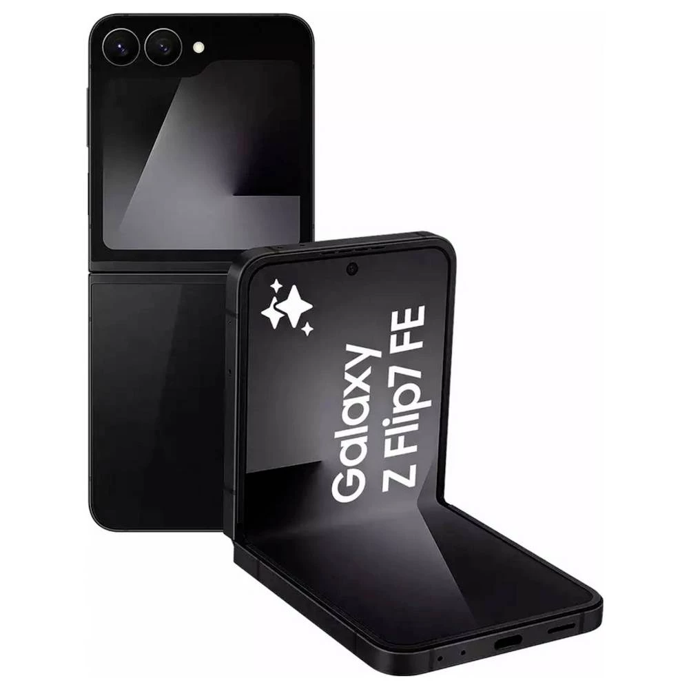 Samsung Z Flip7 FE 128 GB crna Energetska učinkovitost 2021 B (A - G) 17 cm (6.7 palac) pametni telefon slika