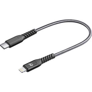 Cellularline    USB kabel    USB 2.0    USB-C™ utikač, Apple Lightning utikač    0.15 m    crna slika