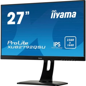 LED zaslon 68.6 cm (27 ") Iiyama ProLite XUB2792QSU-A ATT.CALC.EEK A (A+++ - D) 2560 x 1440 piksel WQHD 5 ms DisplayPort, DVI, H slika