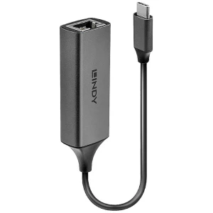 LINDY  mrežni adapter 5 GBit/s USB-C™ USB 3.1 (gen. 1), Gigabit-LAN (1/2.5/5 GBit/s), RJ45 slika