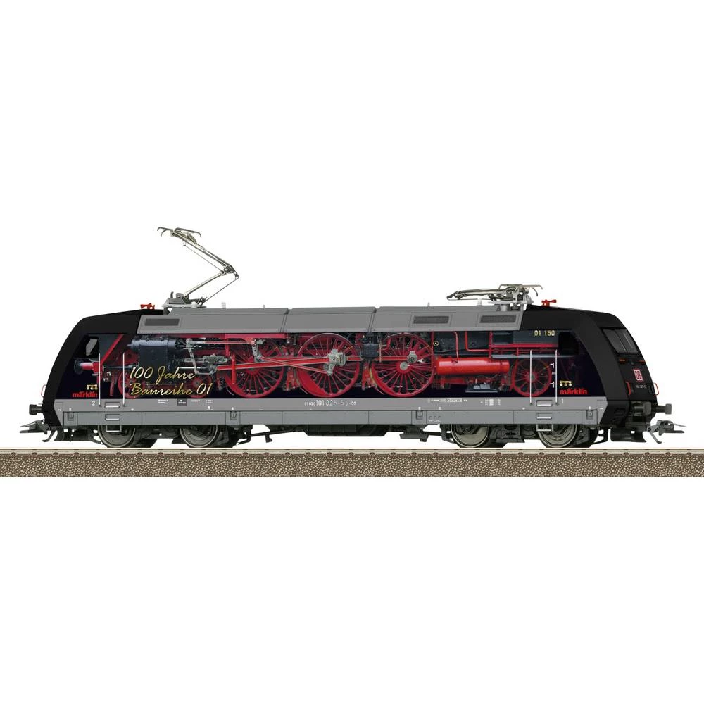 TRIX H0 25479 H0 električna lokomotiva BR 101 reklamna lokomotiva tvrtke DB AG slika