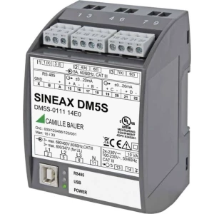 Camille Bauer SINEAX DM5S univerzalni mjerni uređaj SINEAX DM5S multi-mjerni pretvarač s 4 analogna izlaza, 230V/3I, RS-485 slika